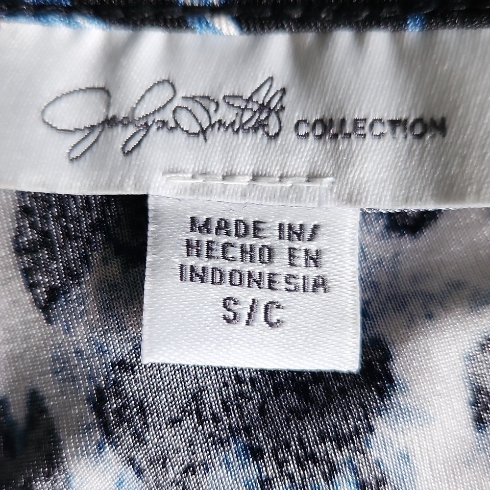 Jocelyn Smith Top Blue Leopard Print Top - Picture 10 of 11